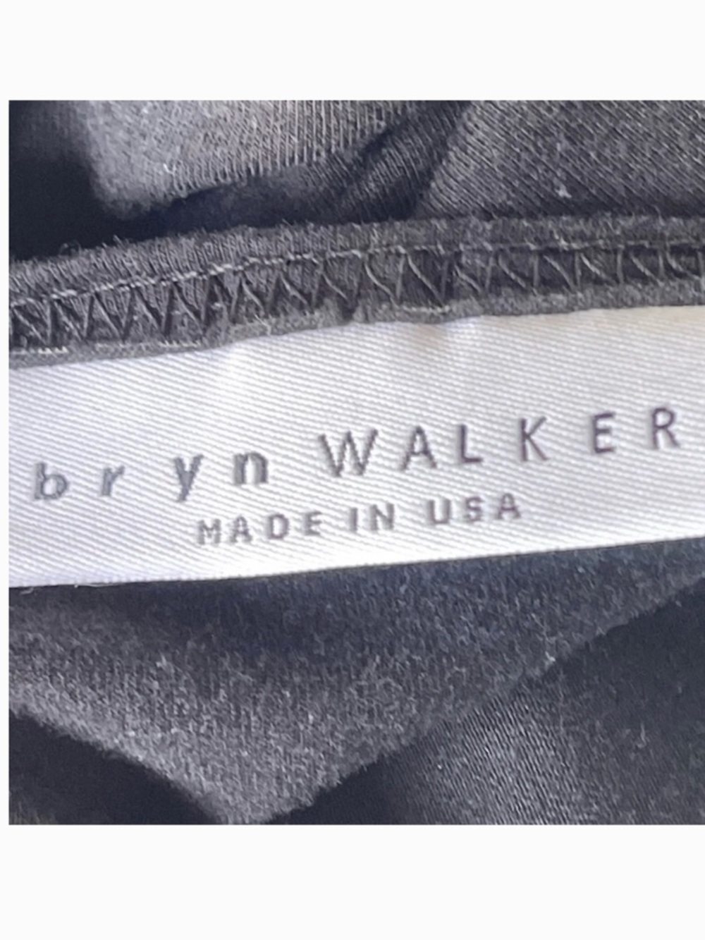 BRYN WALKER BLACK RUCHED JERSEY JOSIE TUNIC STRAIGHT SHIFT DRESS SZ XS - Picture 5 of 7